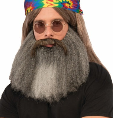 Beard & Moustache, Hippie-Grey