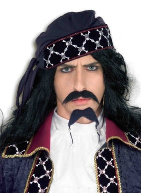Moustache & Beard, Pirate-Black