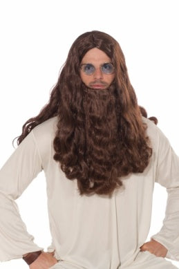 Jesus, Wig & Beard-Brown