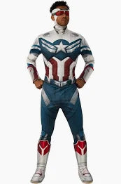 Captain America, FaWS-White Blue R : X-large