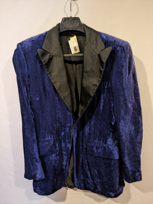 Smoking Jacket, Vintage Blue 36R