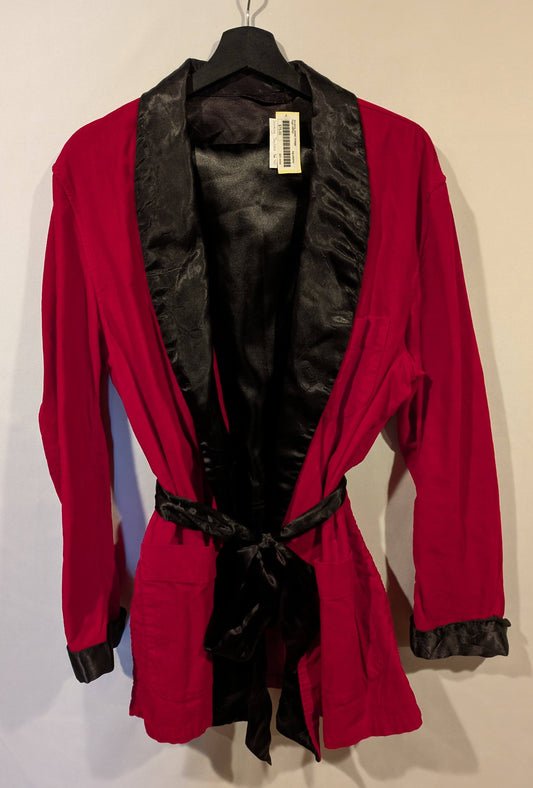Smoking Jacket, Vintage Red 40"