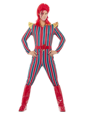 Space Superstar Costume-Striped : L