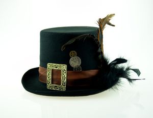 Top Hat, Steampunk gears-