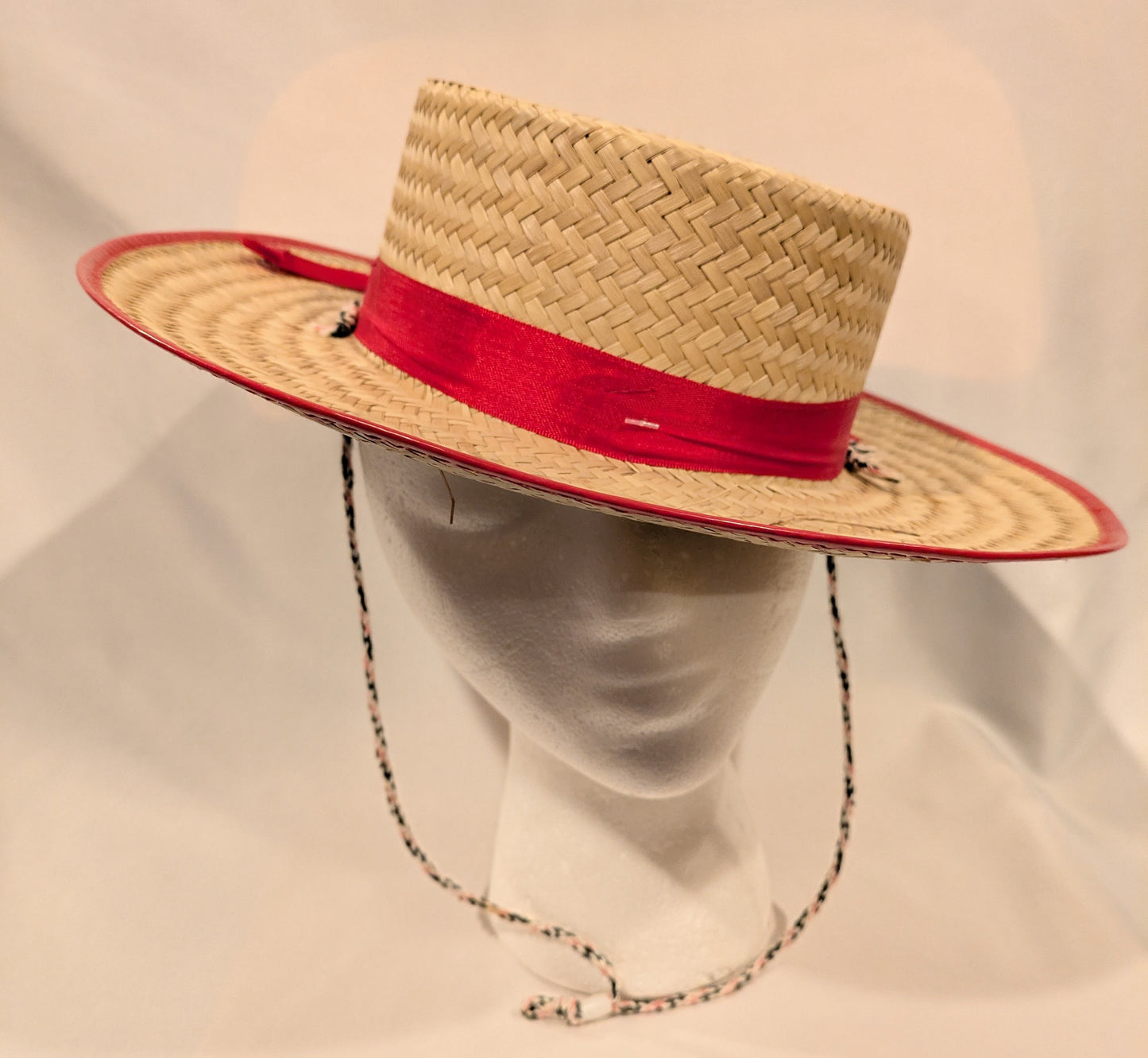 Hat, Straw Boater Used 20"