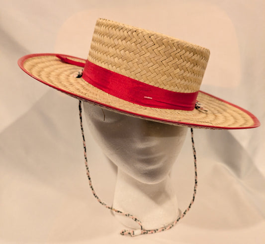 Hat, Straw Boater Used 20"