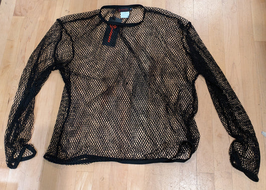 Shirt, Fishnet Long Sleeve