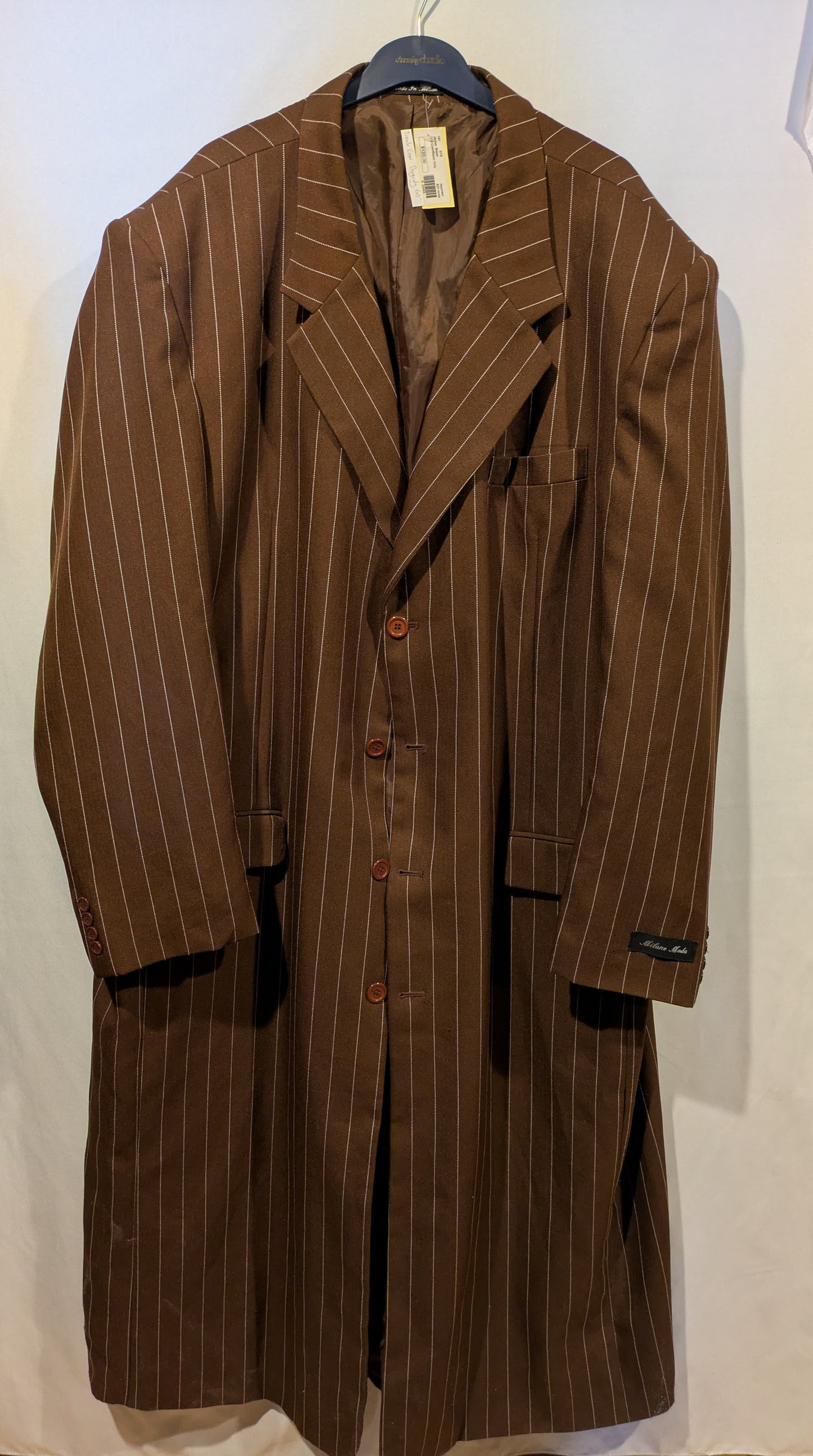 Trench Coat, Burgundy Pin