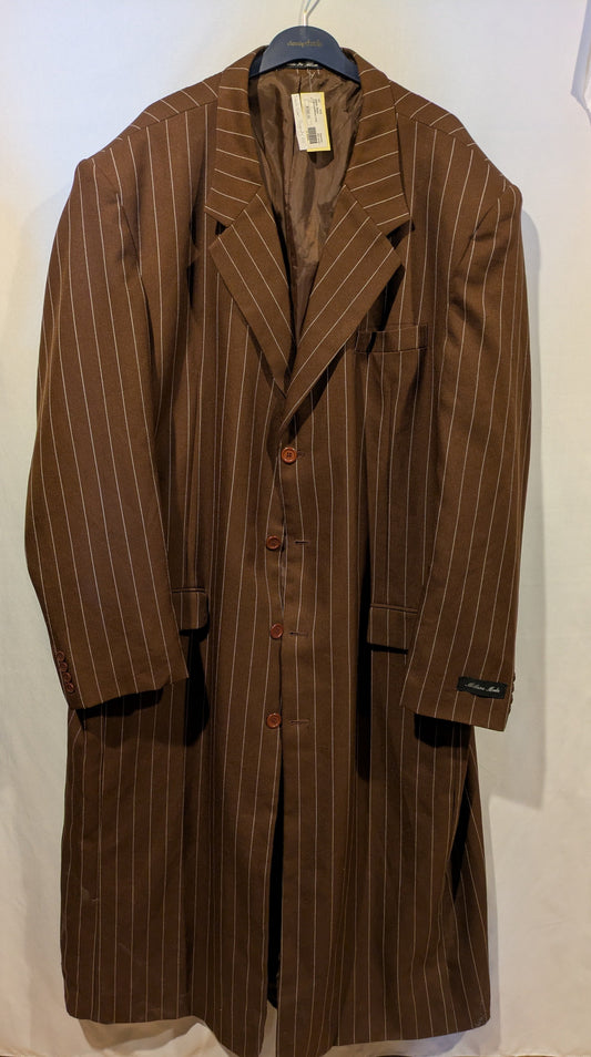 Trench Coat, Burgundy Pin