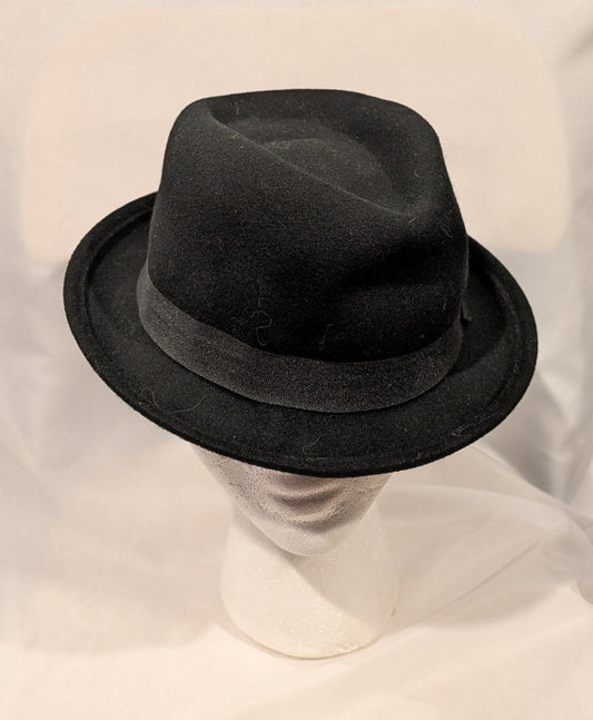 Hat, Trilby Used Black