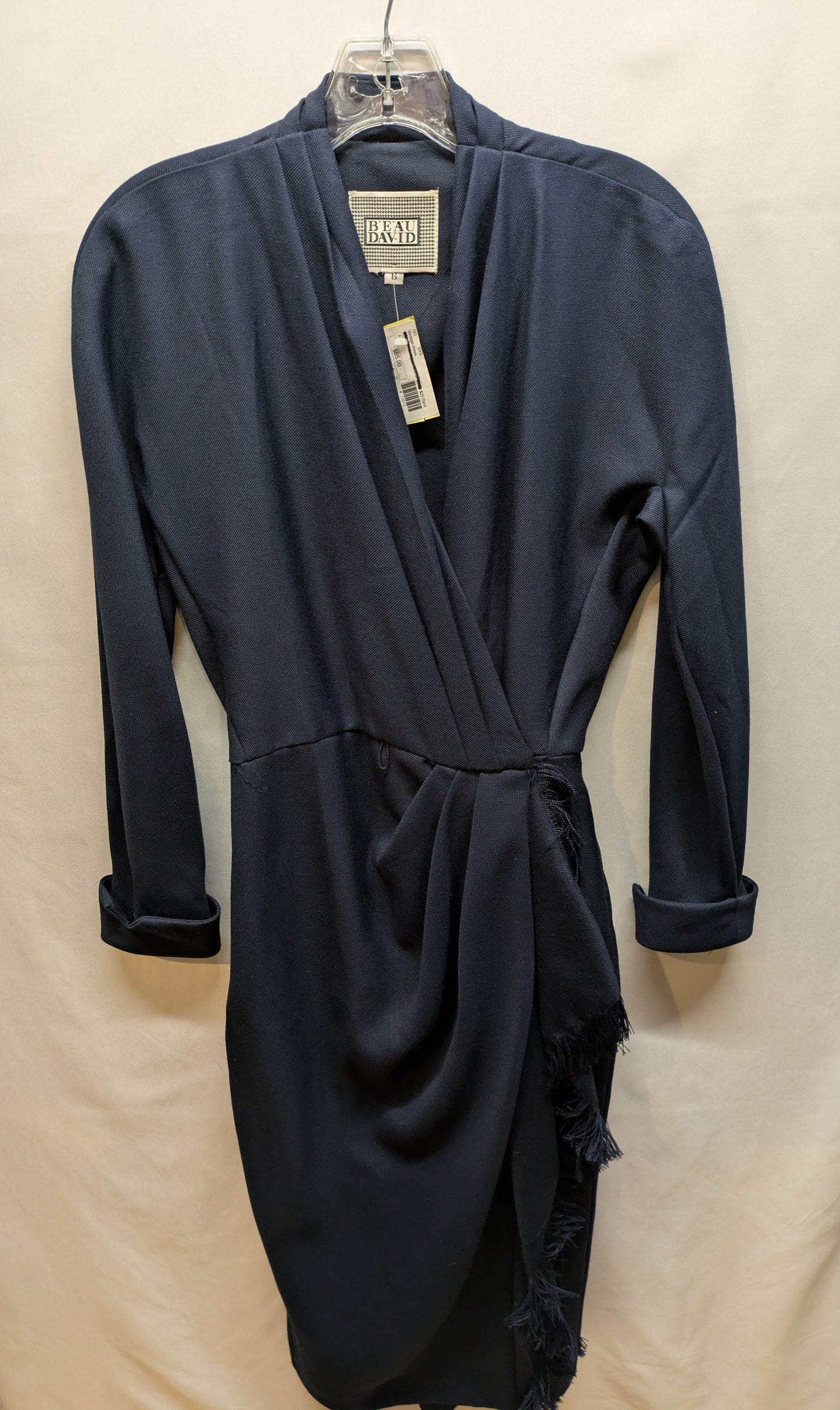 Dress, Vintage Navy Wrap