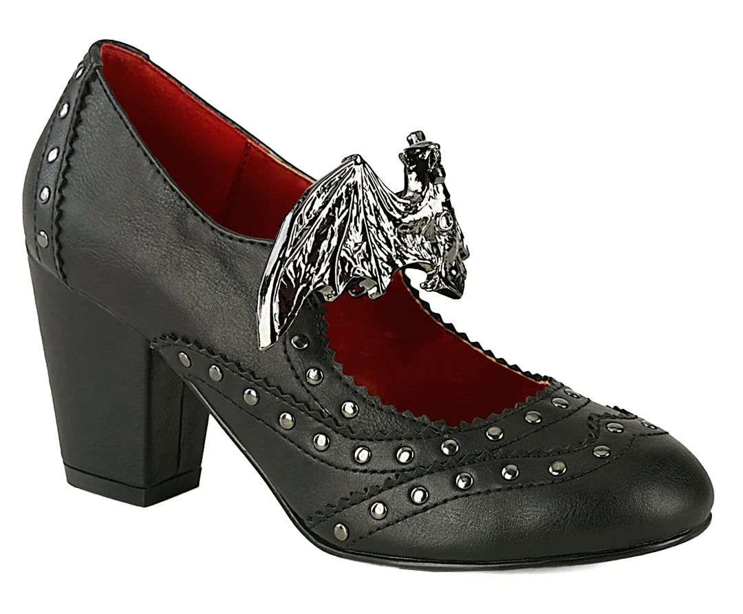 Shoe, MaryJane Vivika-Black : 9 Womens