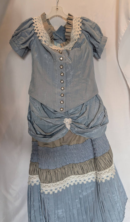 Dress, Victorian 3pc Sky Blue