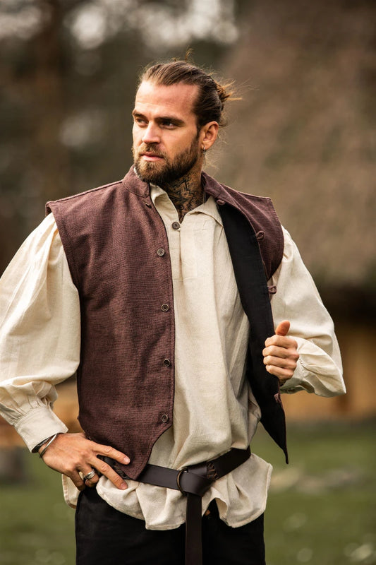 Vest, Irvin Cotton Brown S