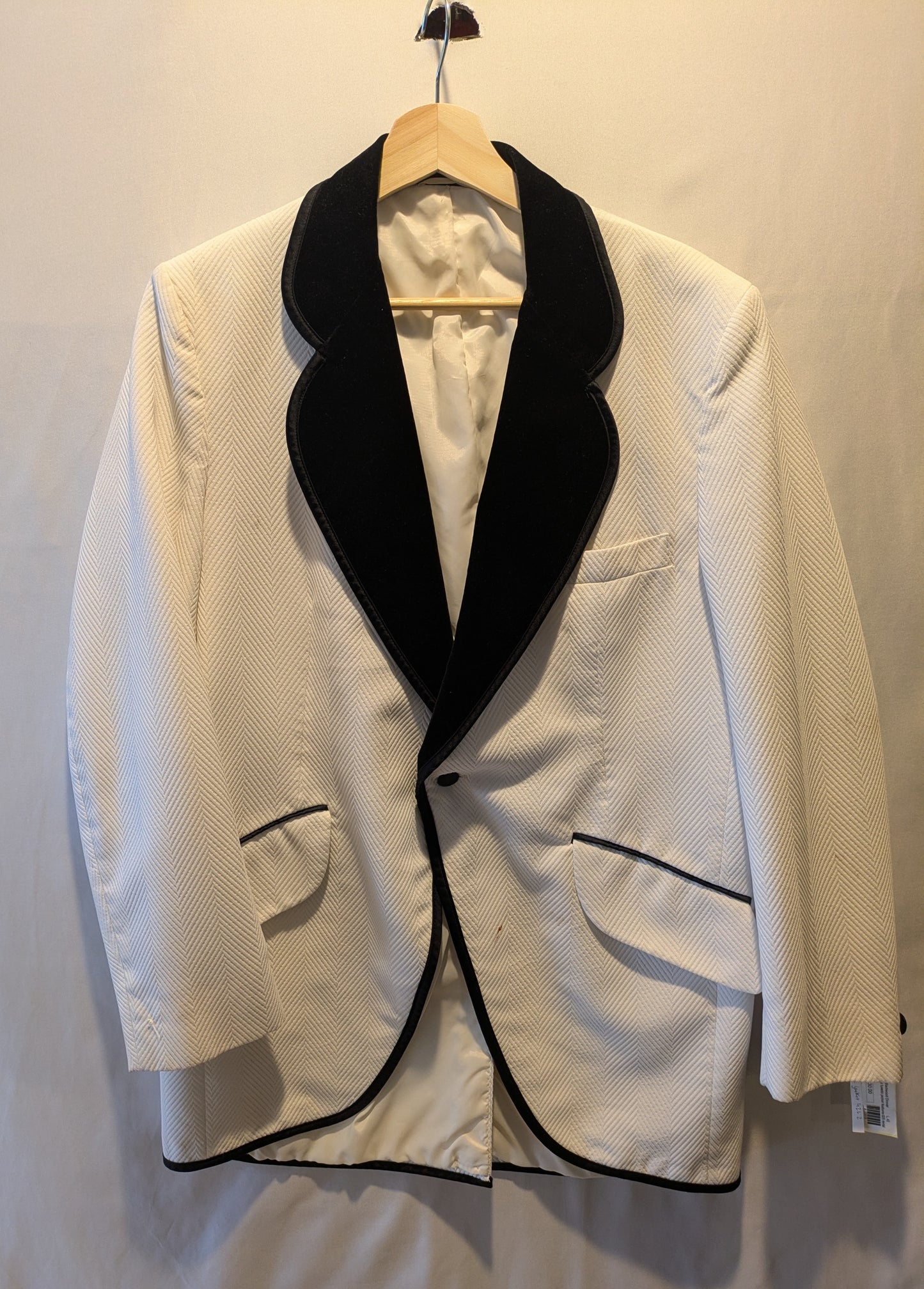 Jacket, Tux White Vintage 42l