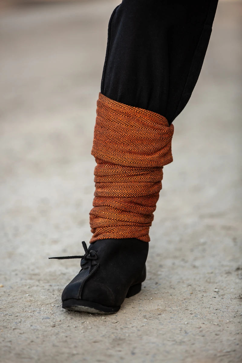 Wrap, Calf Leg Sindri Herringbone Orange