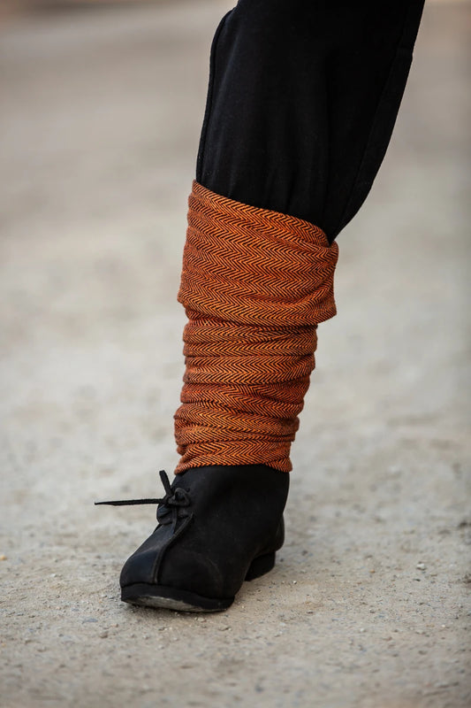Wrap, Calf Leg Sindri Herringbone Orange