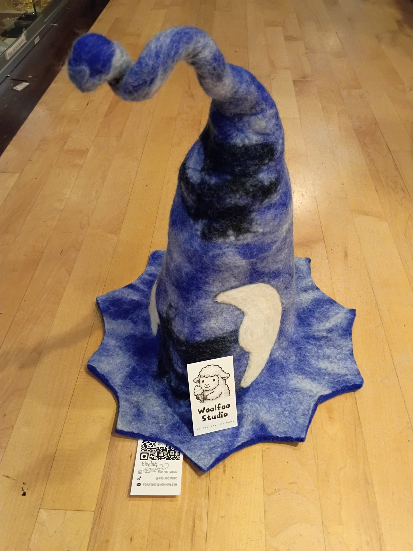 Hat, Witch or Wizard Blue Stars