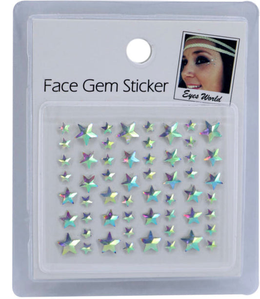 Face Jewels, Stickers Stars-AB