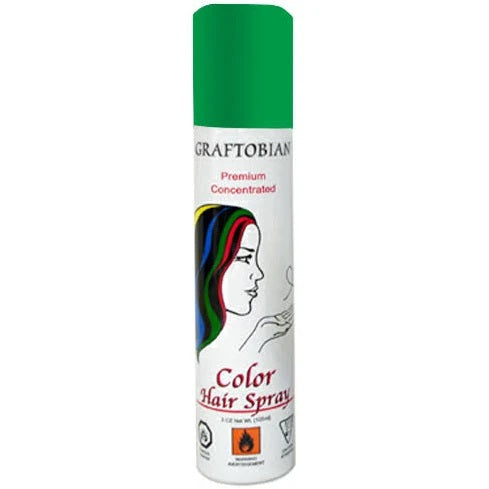 Hair Color, Spray In Green