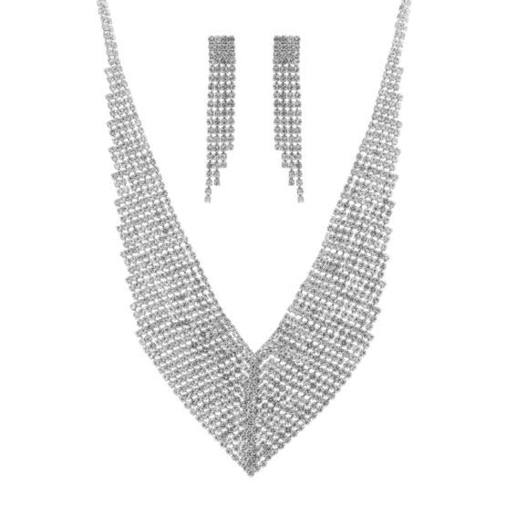 Necklace, Angle Rhinestones