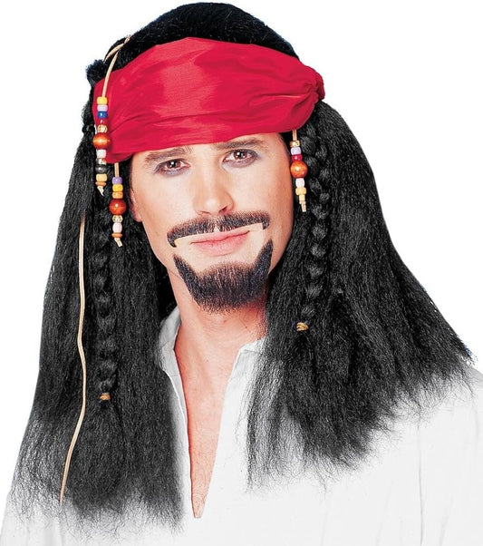 Buccaneer wig with bandana