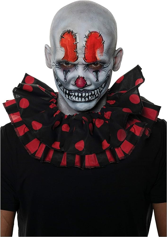 Clown Collar, Black Red