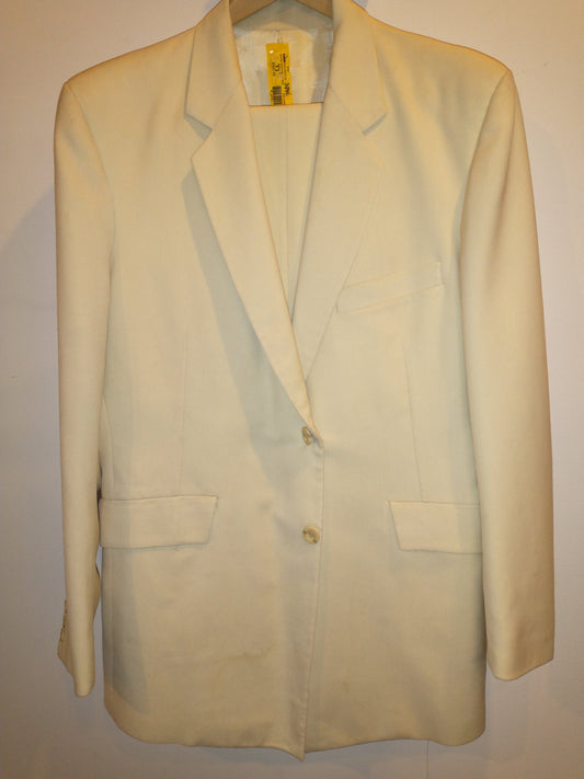 Suit 44 Ivory Narrow Lapel