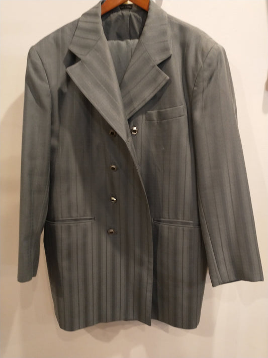 Zoot Suit 46R Grey Stripe