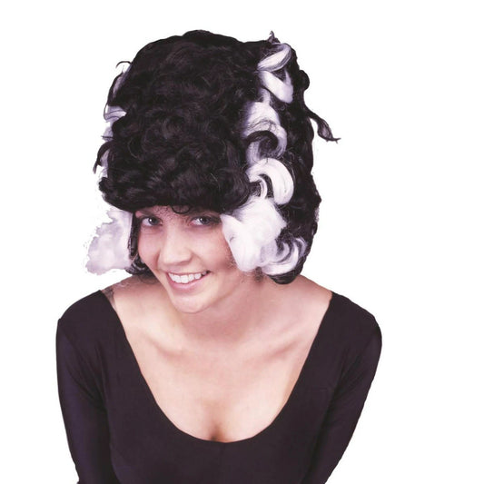 Wig, Monster Bride White Black