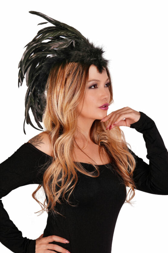 Headpiece, Feather Mohawk