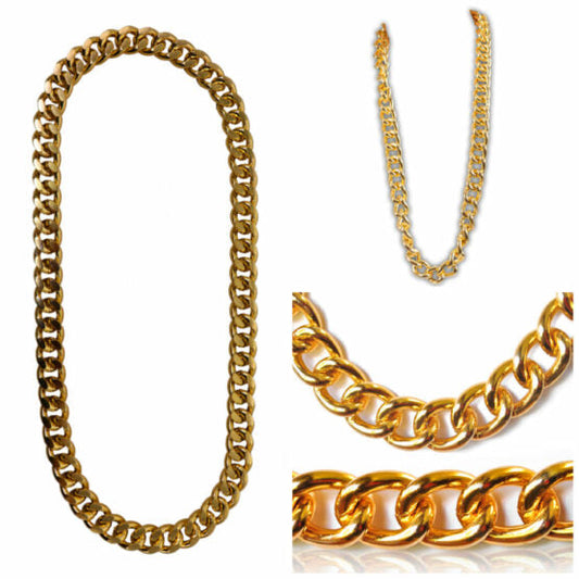 Chain necklace, gold-