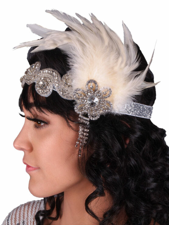 Headdress, Rhinestone Headband-  : o/s