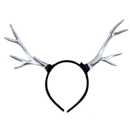 Antlers, Silver Deer-Black & Silv : OS
