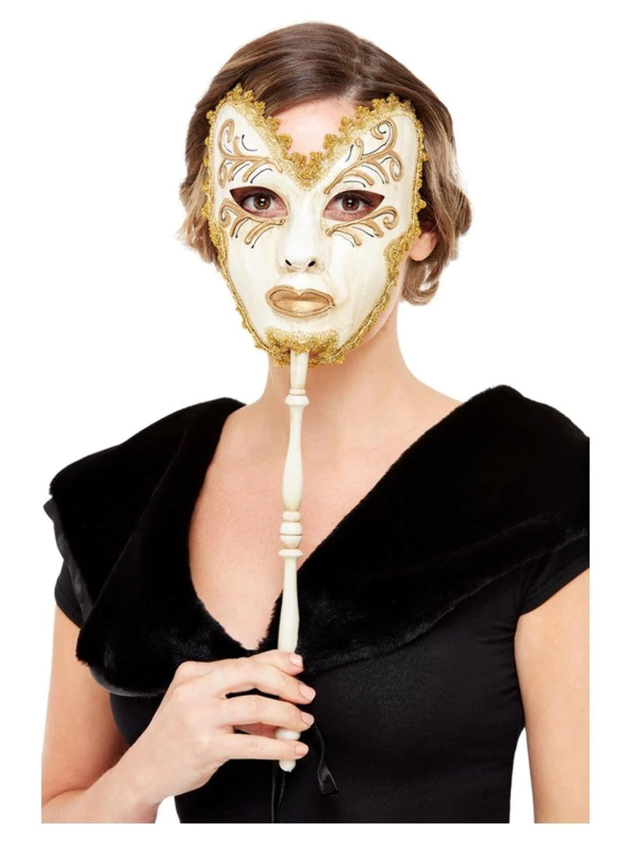 Mask, Venetian Style Stick