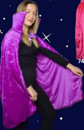 Cape, Witch Moon & Star Purple