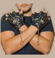 Gloves, Black fingerless