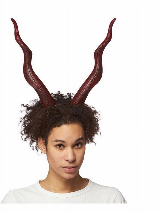 Headband, Horns Red Devil