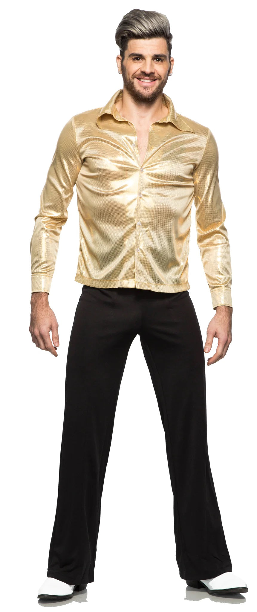 Shirt, Disco Gold S/M