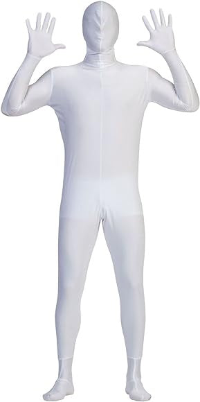 Bodysuit, Invisible Man Wht XL