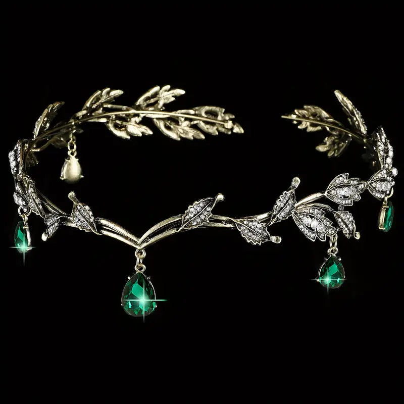 Tiara, Leaves and Jewels