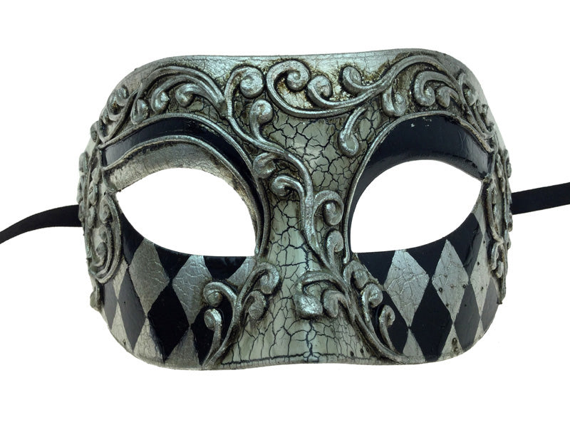 Mask, Harlequin Craquele