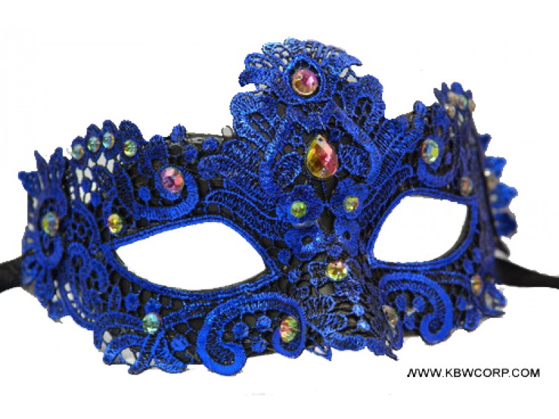 Mask, Macrame Metallic Antiqued