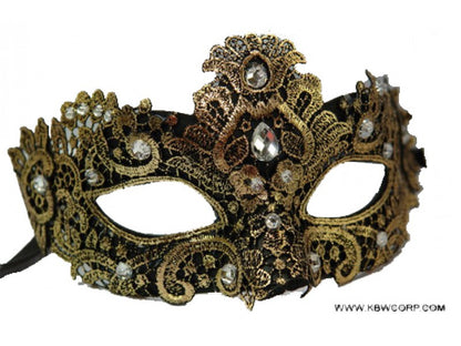 Mask, Macrame Metallic Antiqued