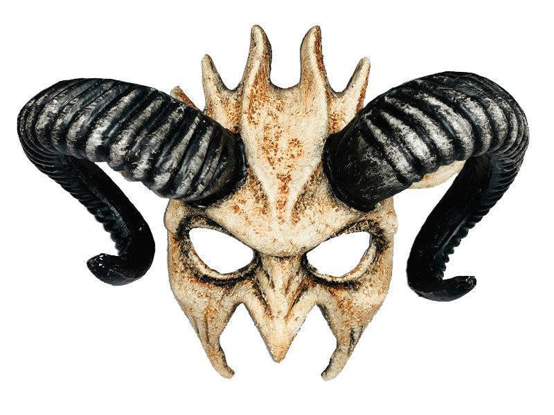 Devils Backbone Mask Horned Devil Bone Mask – A Masquerade Costume