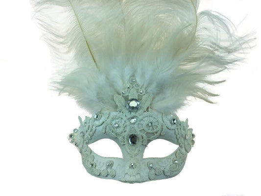 Mask, Lace Feathers