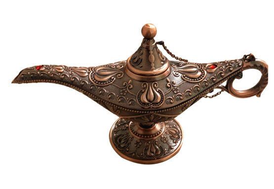 Lamp, Genie Decorated