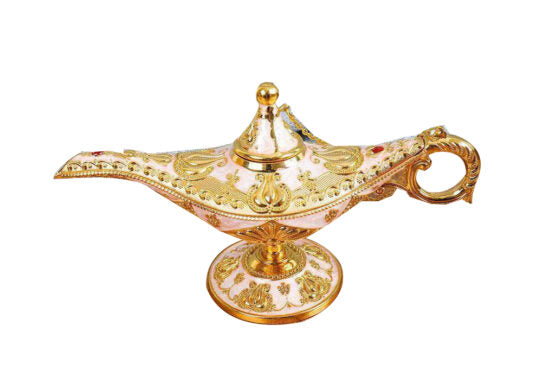 Lamp, Genie Decorated