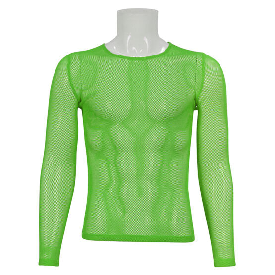 Shirt, Mesh Neon Green,