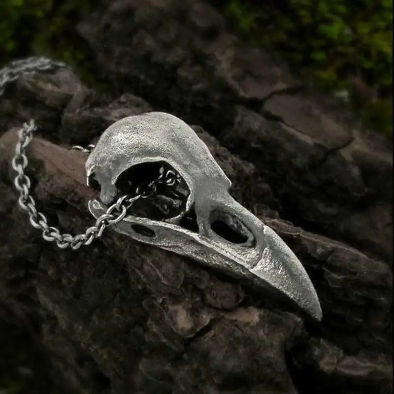 Necklace, Crow Head